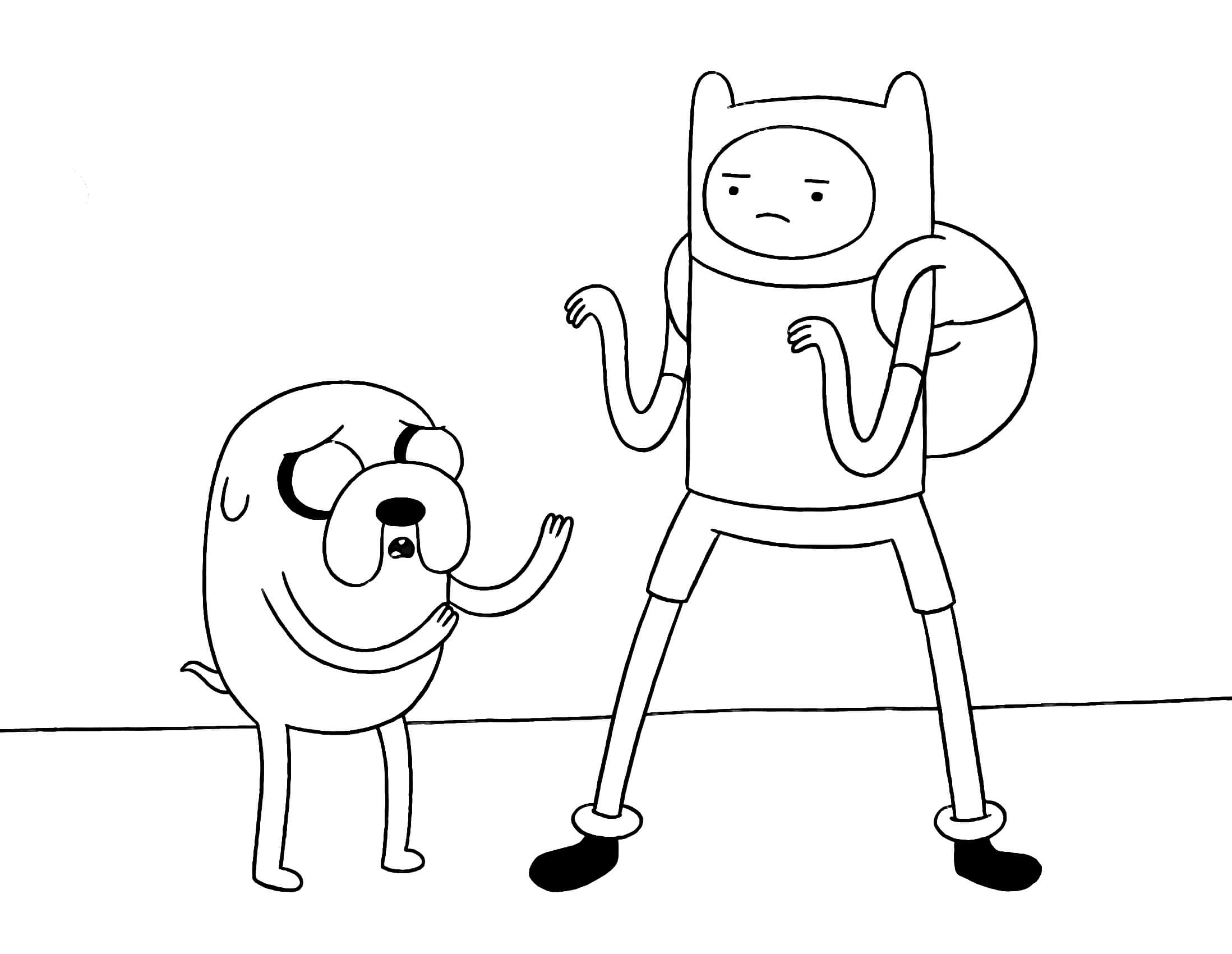 Adventure Time disegni da colorare (30)