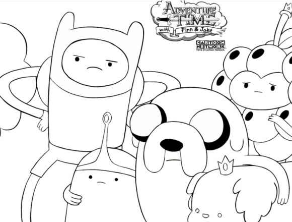 Adventure Time disegni da colorare (54)