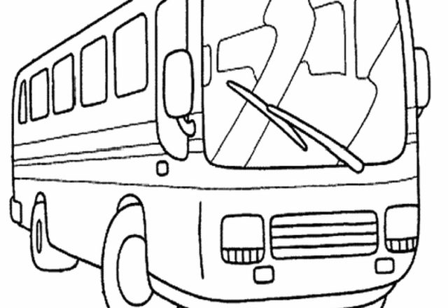 Autobus Moderno Disegni Da Colorare Gratuiti Archivi Disegni Da