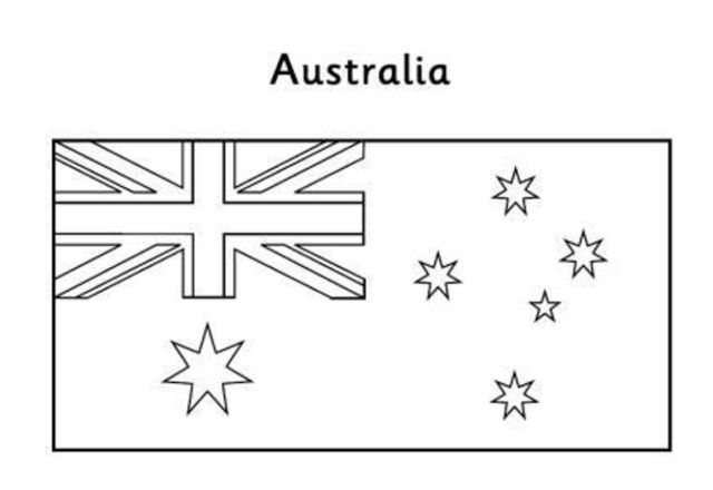 Bandiera dell’ Australia da stampare