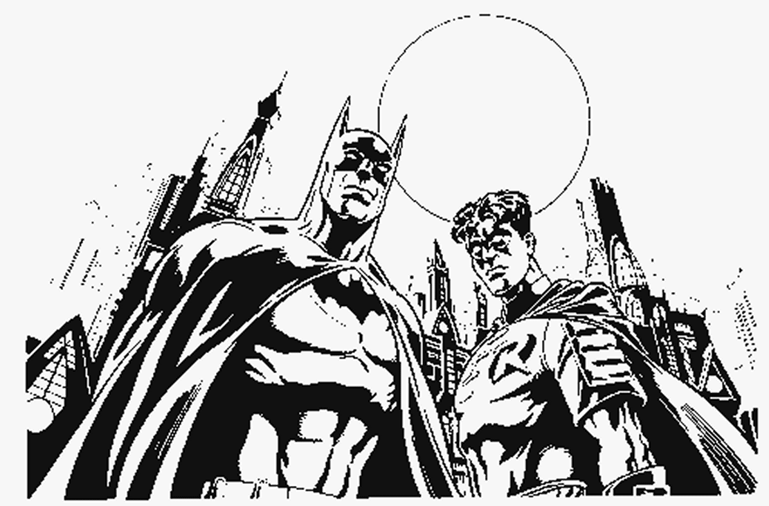 Batman e Robin disegni da colorare