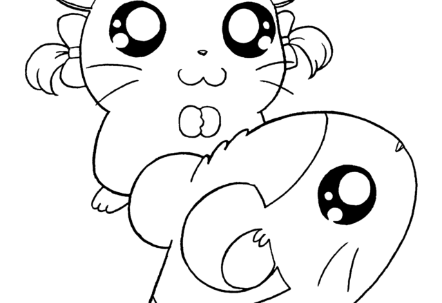 Bijou e Hamtaro disegni gratis da colorare