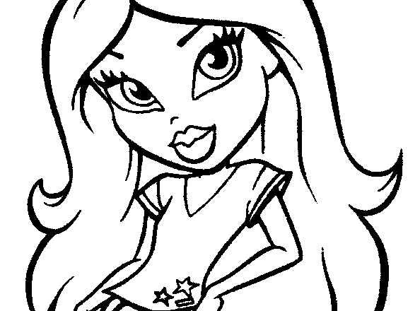 Bratz primo piano di Cloe disegni da stampare e colorare