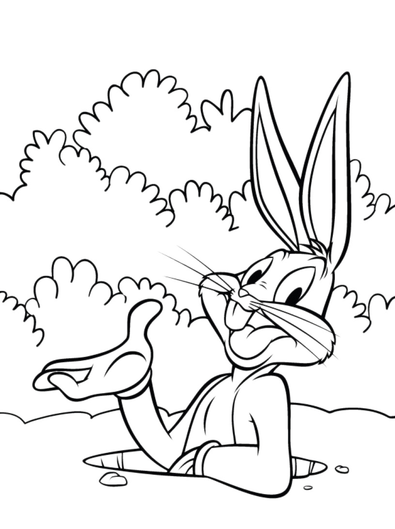 Bugs Bunny che succede amico disegno da colorare