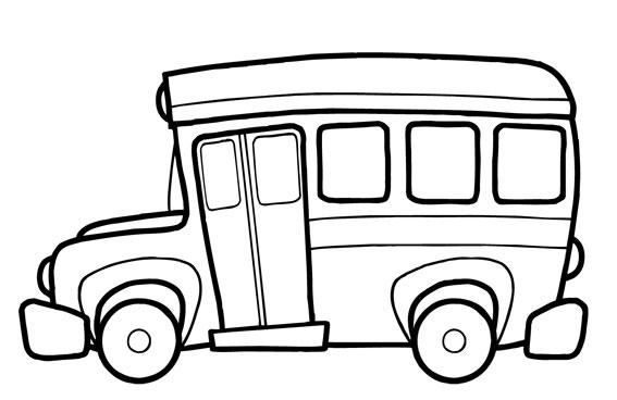 Bus disegni da stampare gratuiti