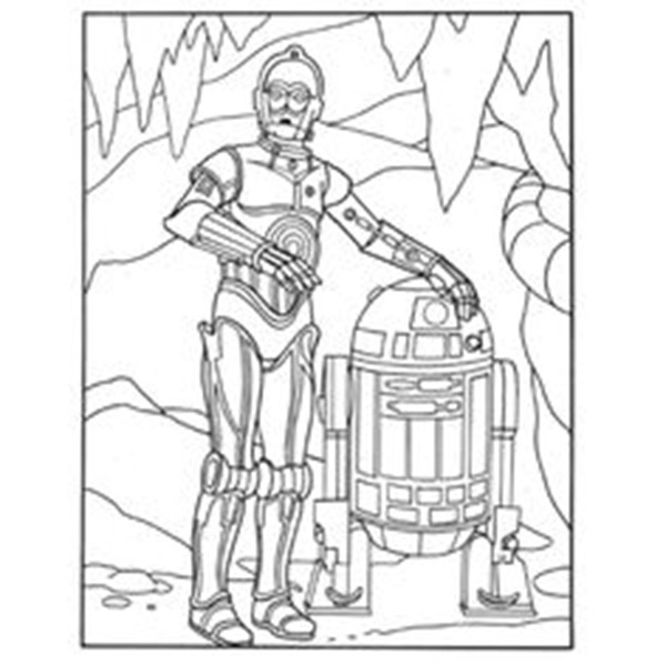 C-3PO e R2-D2 da colorare gratis