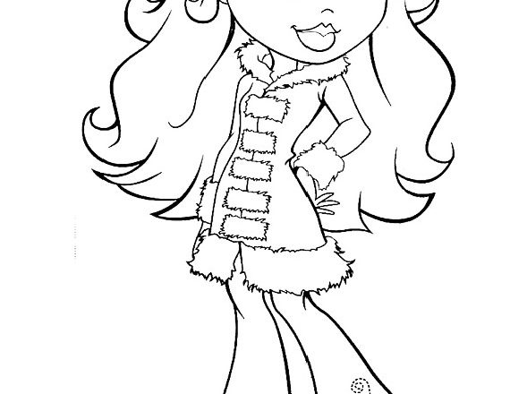 Cloe invernale disegni da colorare Bratz