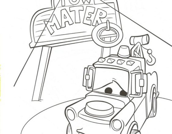 Cricchetto Disney Cars 2 disegno da colorare