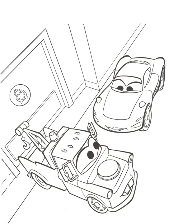 Cricchetto e Holley Shiftwell Cars 2 disegni da colorare