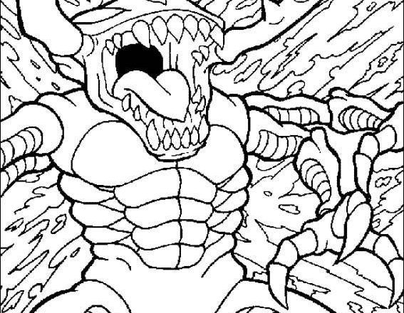 Digimon furioso disegni gratis da colorare