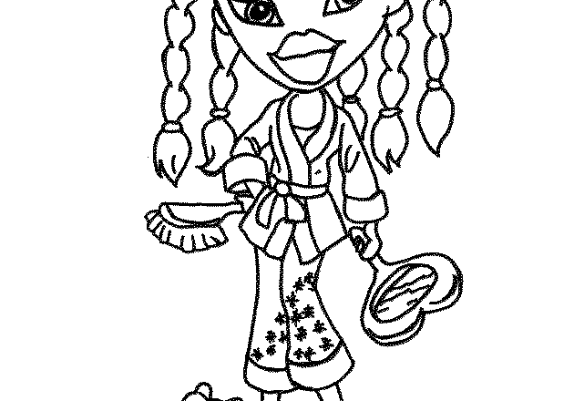 Disegni da colorare della serie animata Bratz