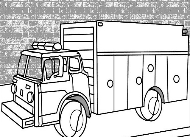 Disegni da colorare di camion