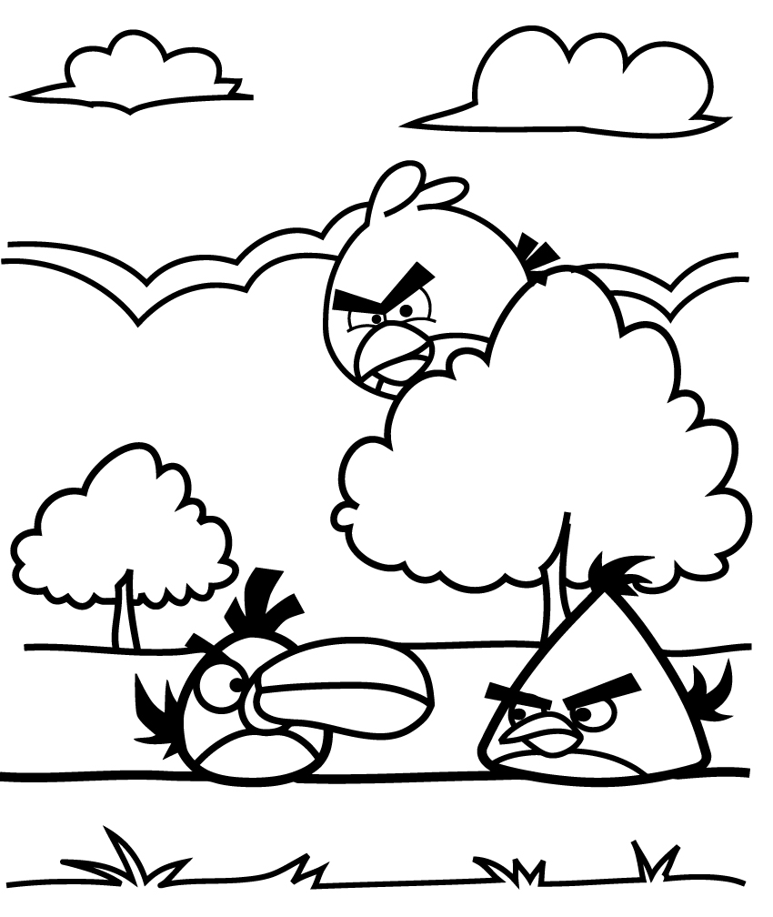 Disegni da colorare gratis Angry Birds (49)