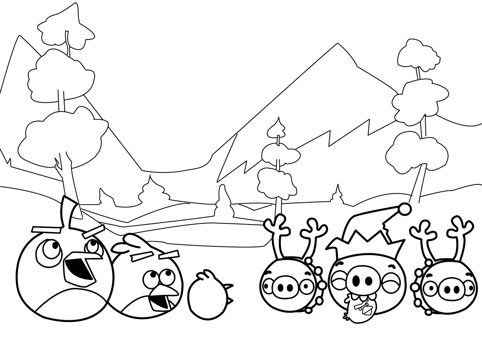 Disegni da colorare gratis Angry Birds (70)