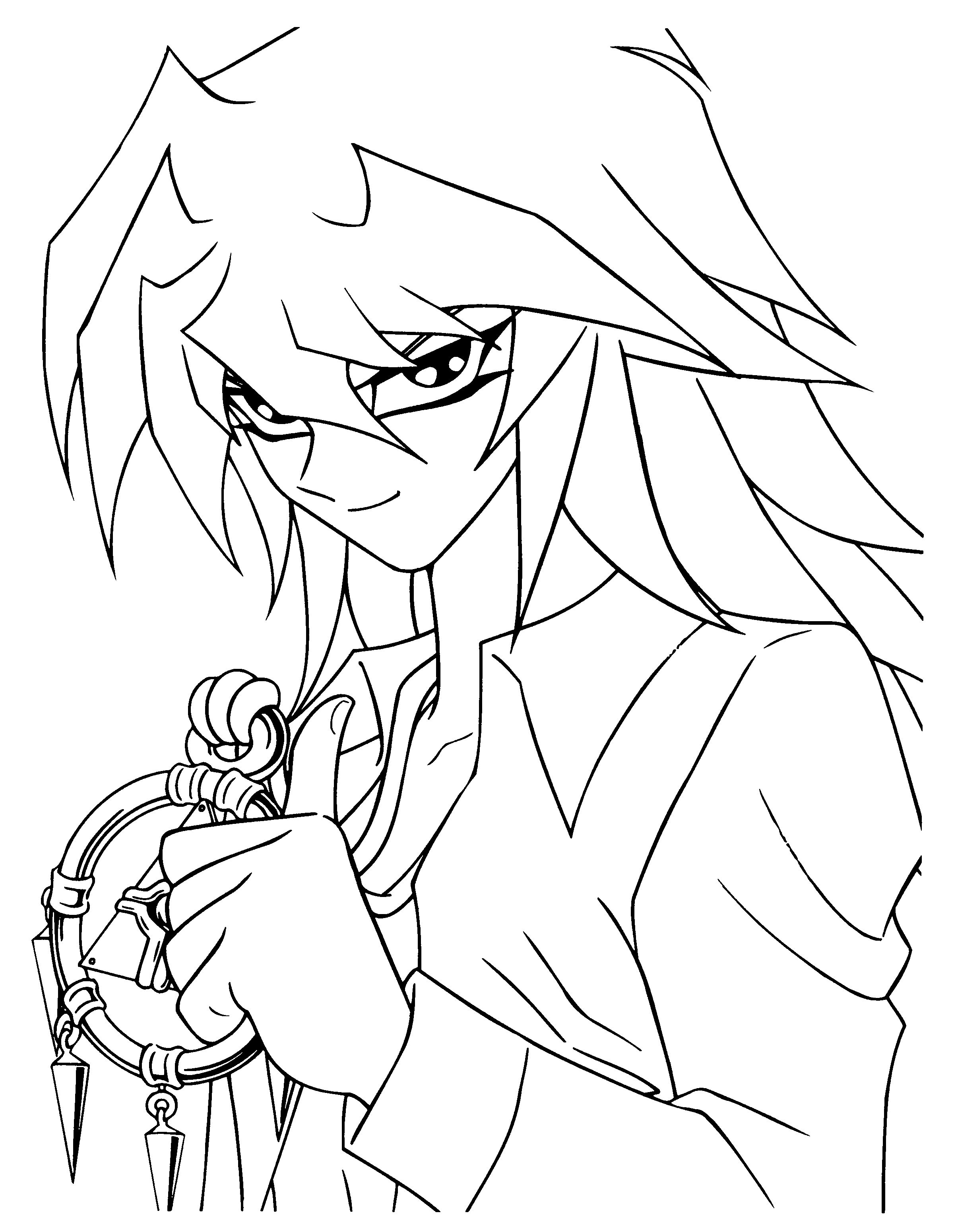 Disegni da colorare gratuitamente di Yu Gi Oh