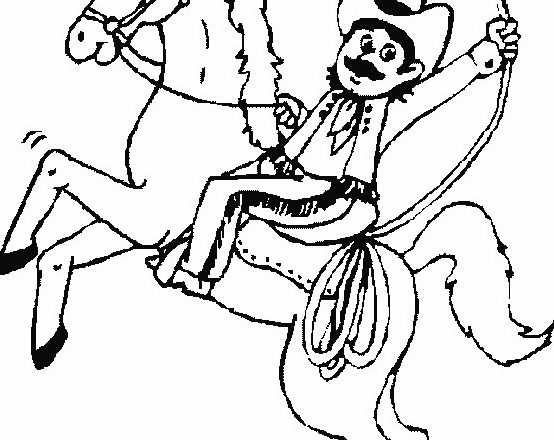 Disegni per bambini di cowboys