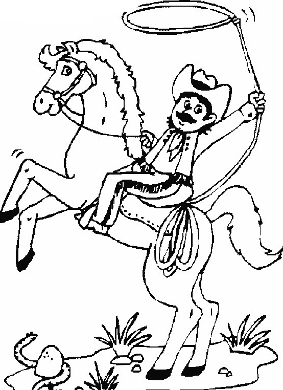 Disegni per bambini di cowboys