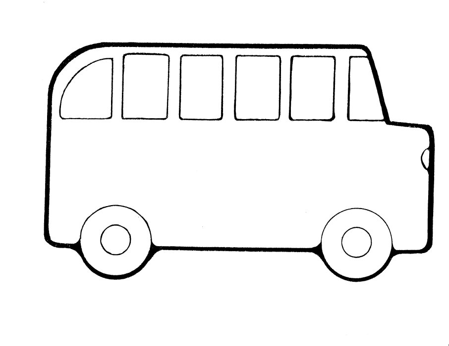 Disegni semplici da colorare nella categoria autobus