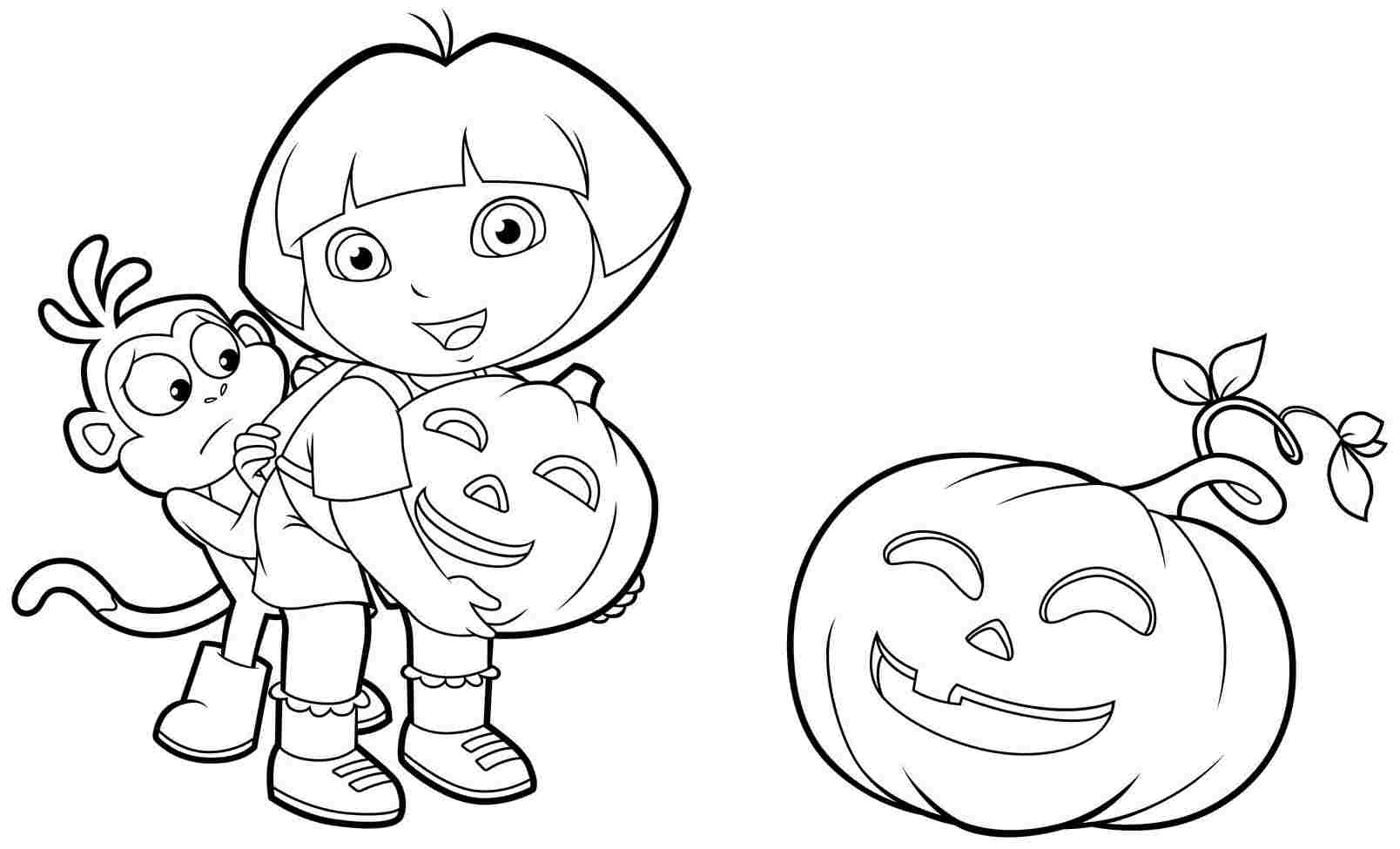 Dora l’ esploratrice e le zucche di Halloween