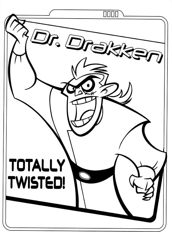 Dr_ Drakken disegni da colorare gratis