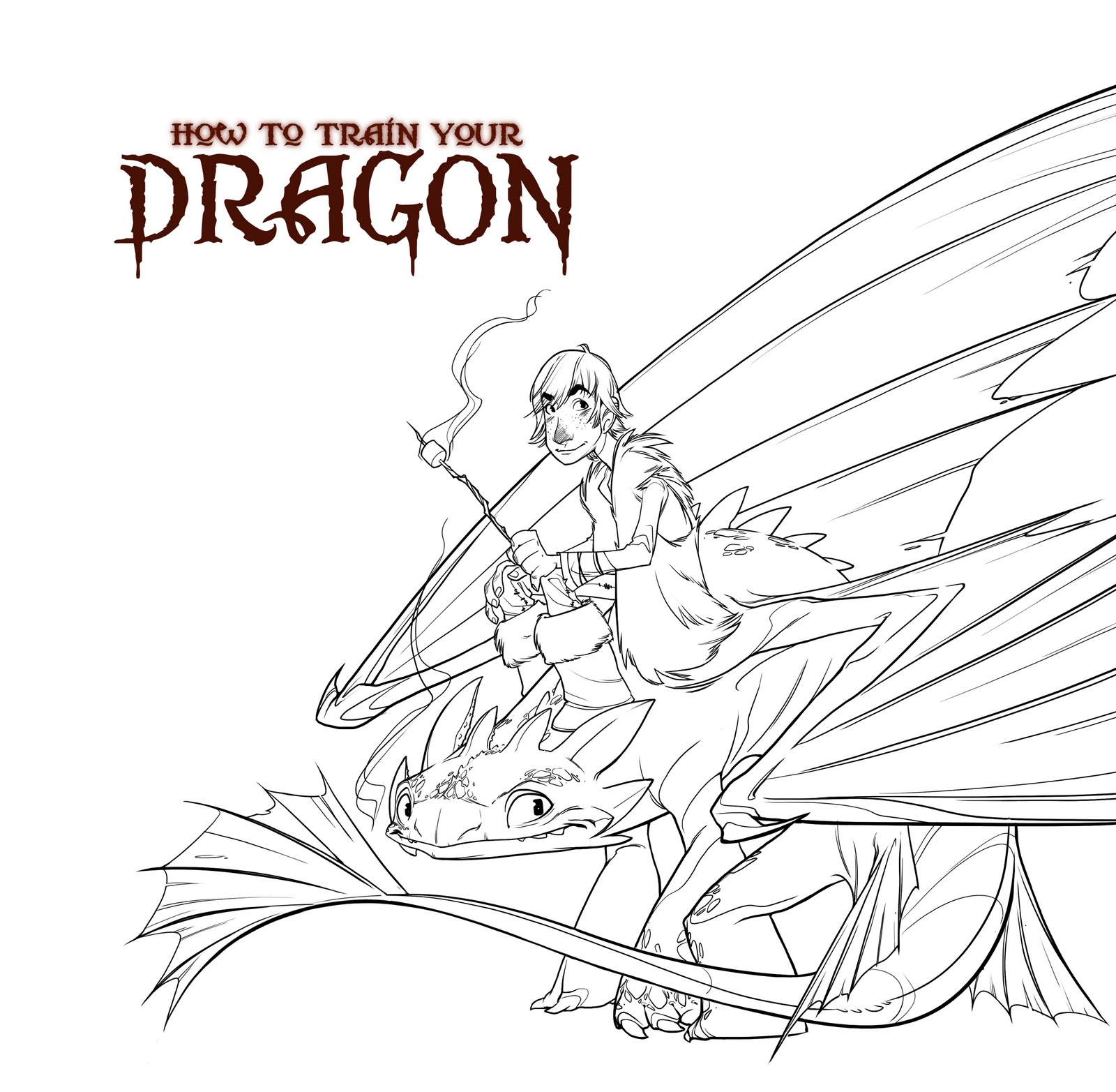 Dragon Trainer disegni gratis per bambini