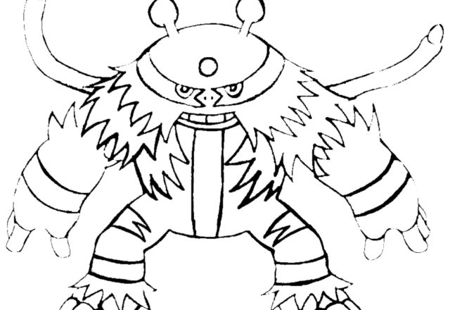 Electivire Pokemon disegno da colorare