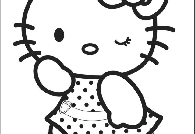 Fashion Hello Kitty disegni da colorare gratis