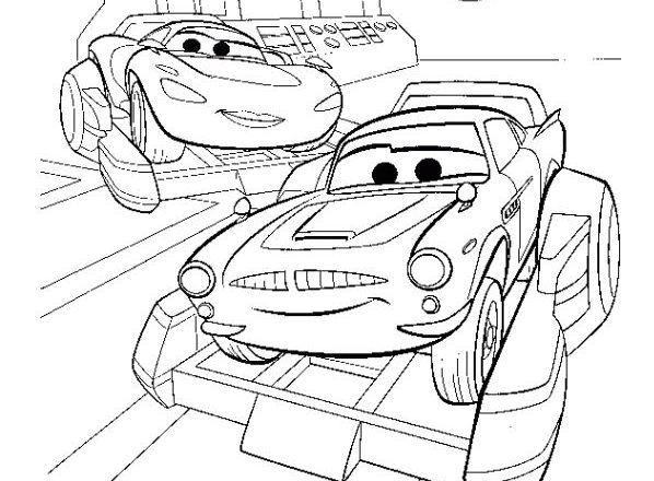 Finn McMissile e Holley Shiftwell Cars 2 disegno