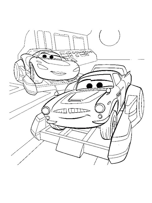 Finn McMissile e Holley Shiftwell Cars 2 disegno
