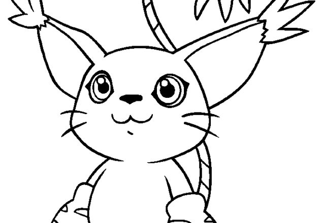 Gatomon 2 disegni gratis da colorare