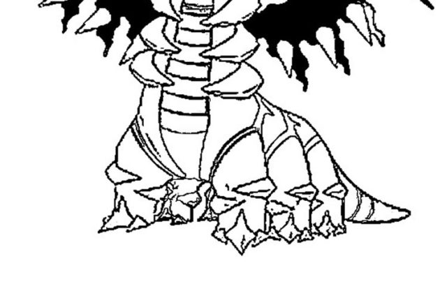 Giratina Pokemon disegno da colorare