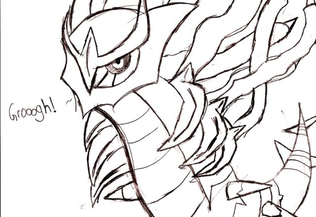 Giratina Pokemon disegno da colorare gratis