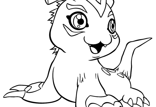 Gomamon disegni gratis da colorare