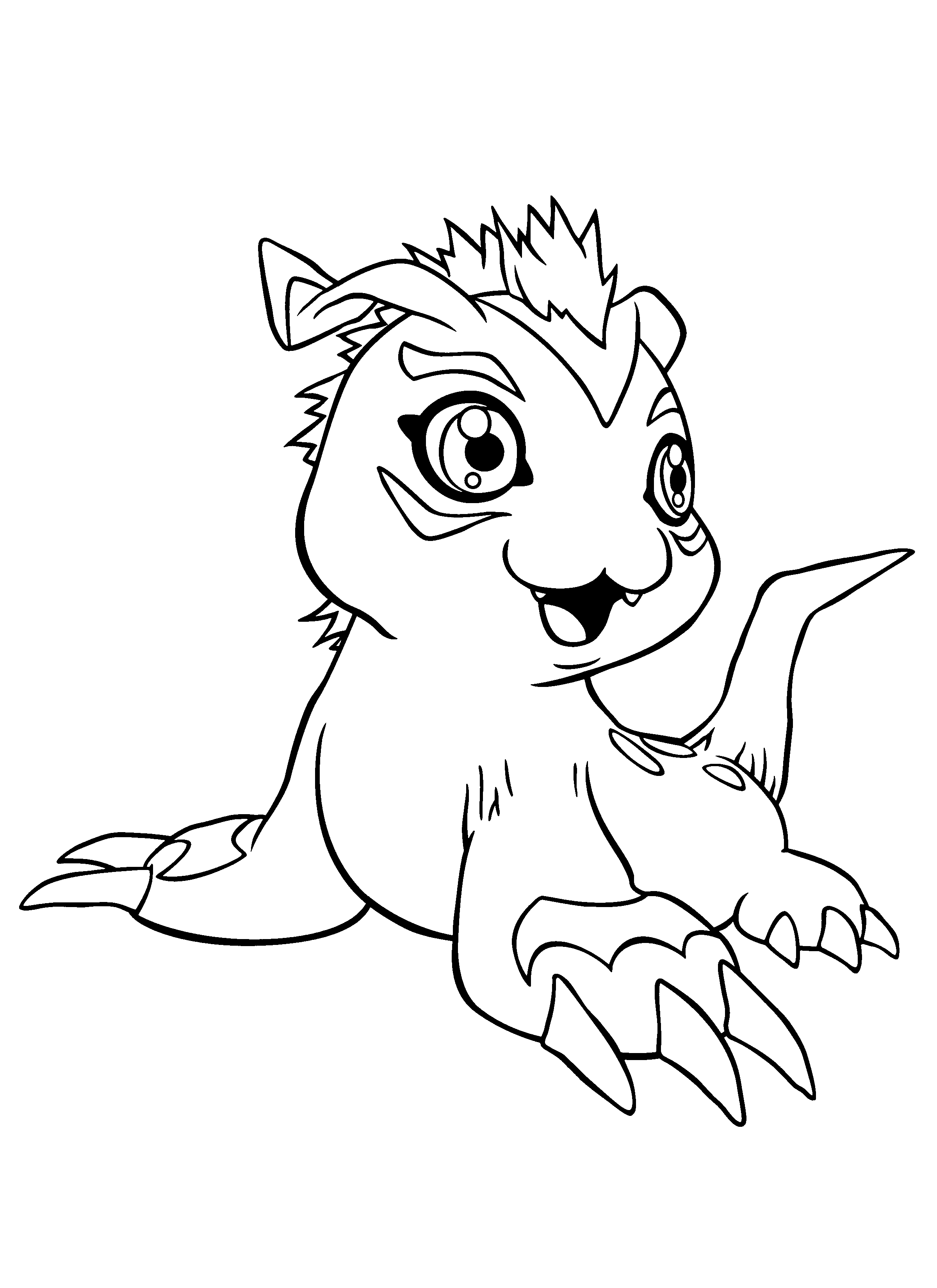 Gomamon disegni gratis da colorare