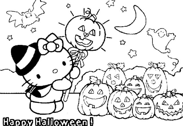 Halloween disegni da colorare gratis