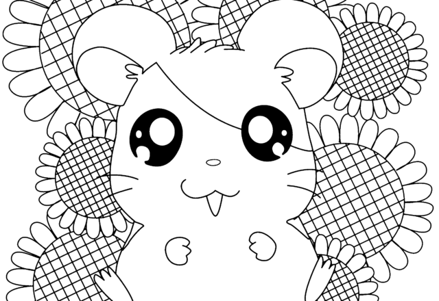 Hamtaro 2 disegni gratis da colorare