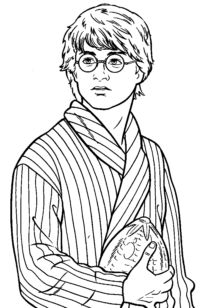 Harry Potter da colorare e da stampare