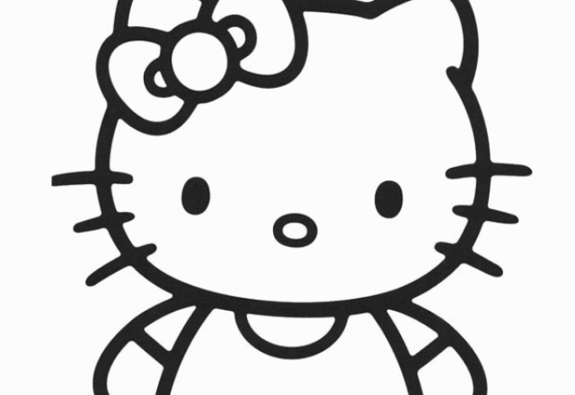 Hello Kitty 3 disegni da colorare gratis