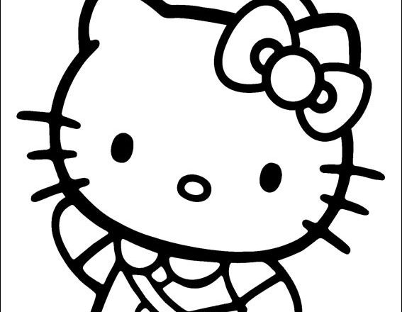 Hello Kitty 5 disegni da colorare gratis