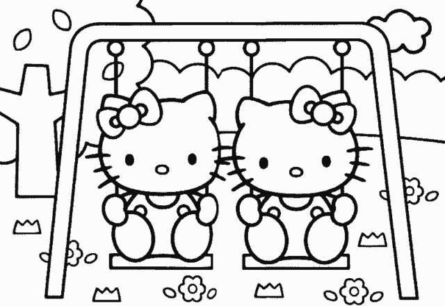 Disegni da colorare di Hello Kitty - 8 passi