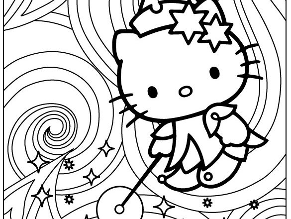 Hello Kitty maghetta disegni da colorare gratis