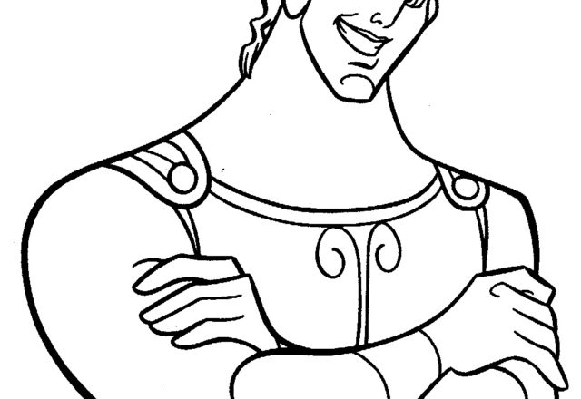 Hercules 3 disegni da colorare gratis