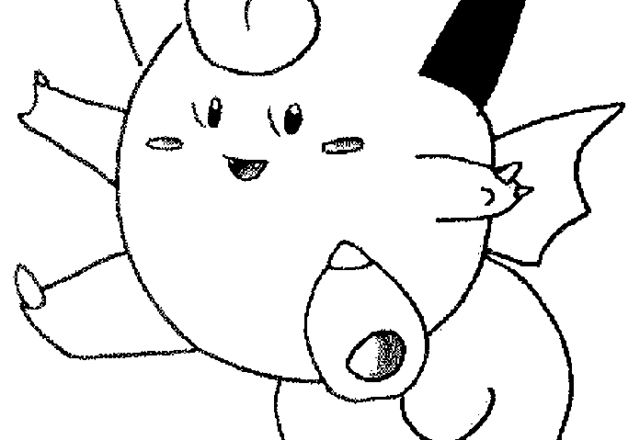 Il Pokemon Jigglypuff disegno da colorare gratis