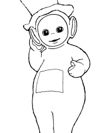 Il Teletubbie Dipsy disegno da colorare gratis