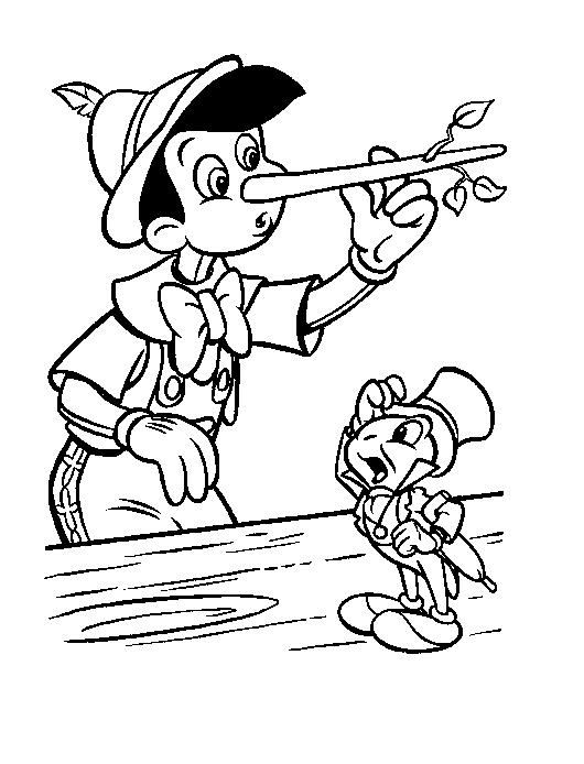 Il naso di Pinocchio disegni da colorare gratis - disegni da colorare e  stampare gratis immagini per bambini Disney