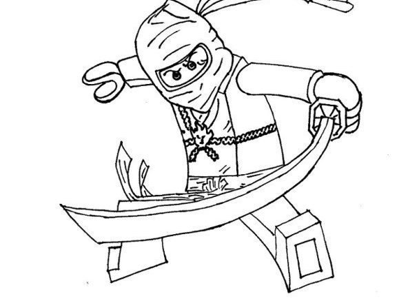 Lego Ninjago Katana Da Colorare Gratis Archivi Disegni Da Colorare E