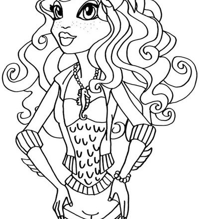 Lagoona Blue Monster High disegni da colorare gratis