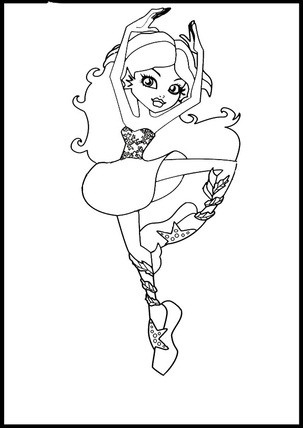 Lagoona Blue ballerina disegni da colorare gratis