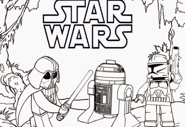 Lego Star Wars disegni da colorare gratis