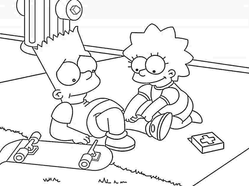 Lisa Simpson cura il fratellino Bart